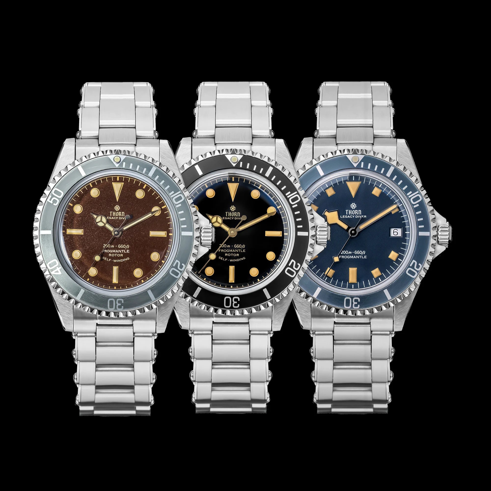PT5000 Diver Thorn T023 V2 Automatic 40MM 20Bar AR Sapphire Men Watches