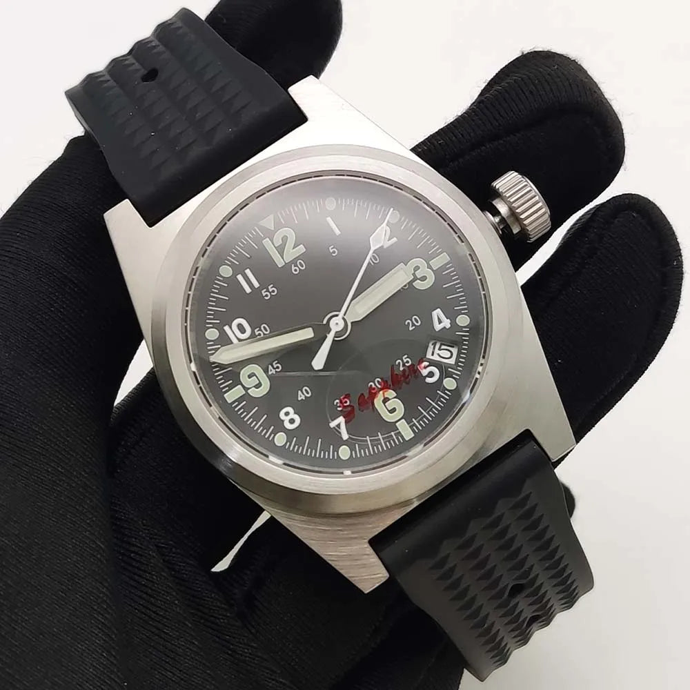 Unimatic U2 Homage 38MM Men's Mechanical Watch Water NH35 Movement Steel Case Sapphire Handle Self-Winding Watch Men's Mechanical Watches