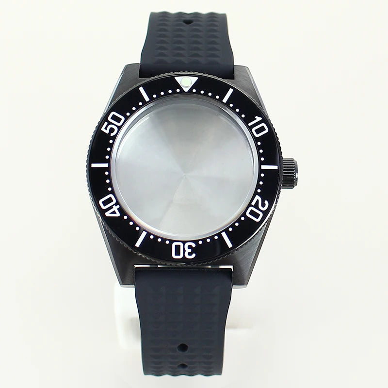 40mm Diver Case Stainless Steel Sapphire For Mod SPB149J1 NH34 NH35 NH36 NH70 4R36 Movement RubberStrap
