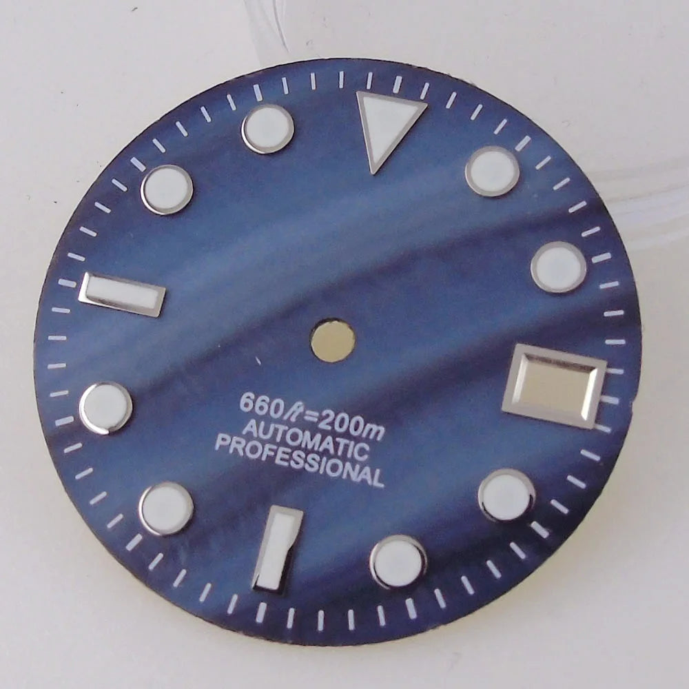 SUB MOP Watch Dial 29mm para sa NH 35 NH 36 D iver na Mga Bahagi ng Relo Itim/Kahel/Puti 3.8/3 dial feet Berde Luminous