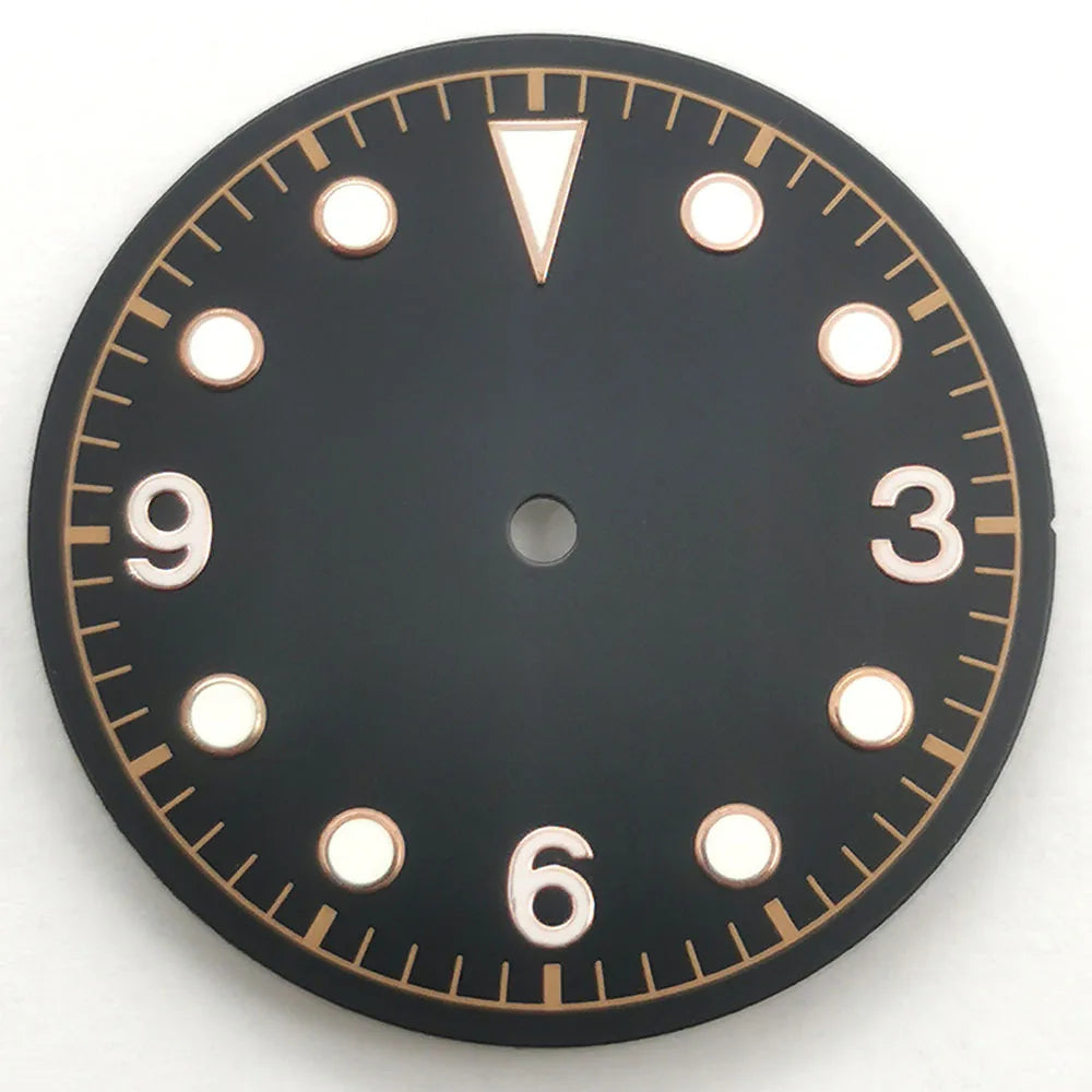 30.5mm Dial For 41MM Black Bay Mod Green Luminous NH35 NH36 ETA2836/2824 Miyota8205/8215/821A