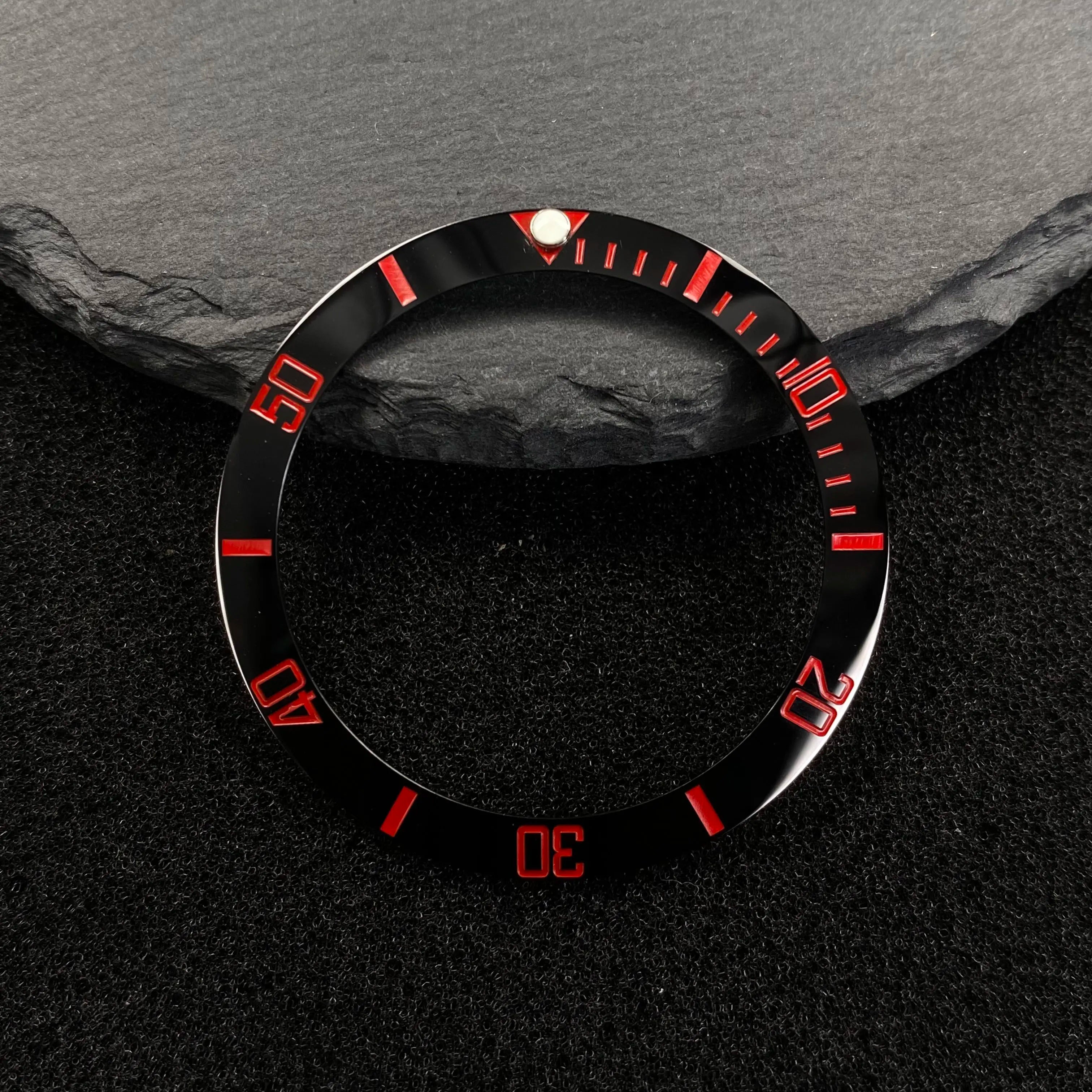 Submariner Bezel NH35 38mm bezel insert red Hands Watch Hands Blue Green Luminous Red Green Blue Hands For NH35/36/4R/7S Movement Watches Parts