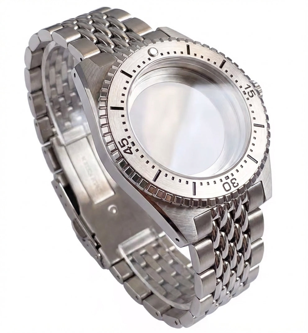 40mm new 62mas Watch Case 62MAS Case Type NH35A NH36 PT5000 ETA2824 Movement 316L Stainless Steel Diving Case 120 Click Circle 20ATM Parts
