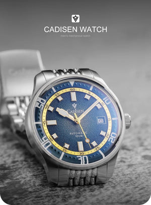 CADISEN C8244 Miyota 8215 Automatic 40mm 10bar diver sapphire luminous - Tandorio Watches
