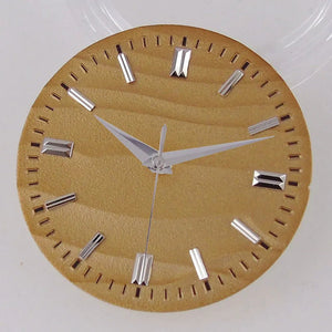 Double bar no date window Nologo 29mm Sand Dune Watch Dial Plate for NH35 NH36 ETA2824 PT5000 ST2130 Silver Hand no date Watch Parts for Diver Watch Mod - Tandorio Watches