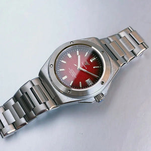 Engineer Watch Tandorio TD331S Blue Teacup Pattern Date Face Sapphire 10bar NH35 Automatic Lumimous Dress - Tandorio Watches