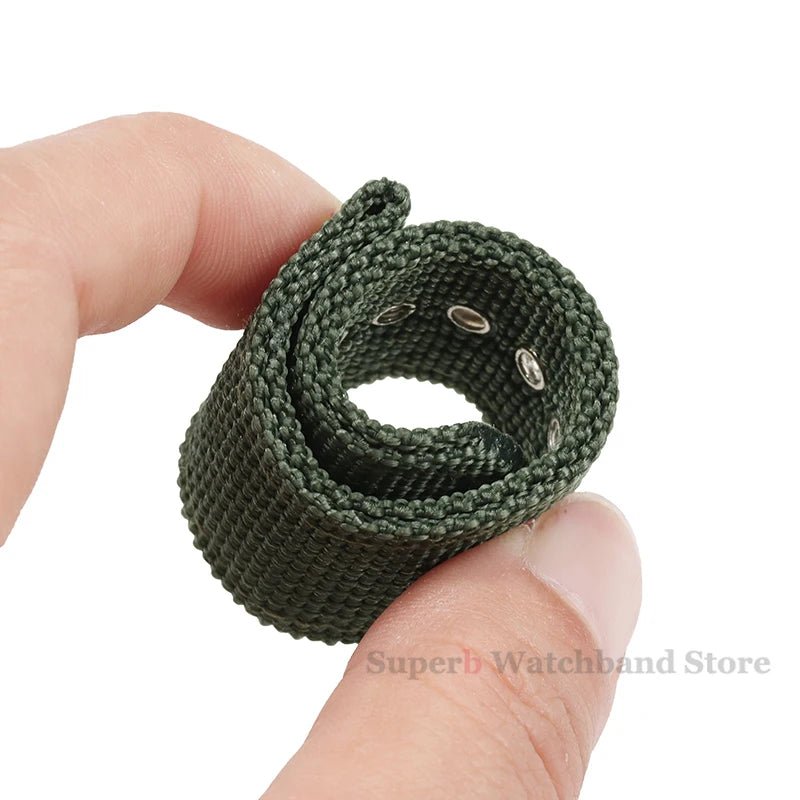 Nylon Canvas Watch Band 16mm 18mm 20mm 22mm Woven Soft Belt Universal Bracelet for Men Women Sport Quick Release Wrist Band - Tandorio Watches