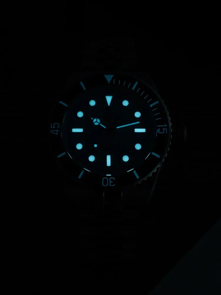 San Martin Diver SN0133 40mm NH35 Automatic AR Sapphire Bezel J - type Bracelet Waterproof 200m Swiss Lume - Tandorio Watches