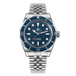 San Martin Diver SN0133 40mm NH35 Automatic AR Sapphire Bezel J - type Bracelet Waterproof 200m Swiss Lume - Tandorio Watches