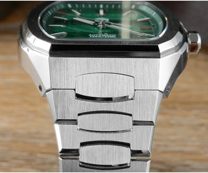 San Martin Dress Watch SN0145 39.5mm Tonneau Luxury Mineral Dial PT5000 SW200 Automatic AR Sapphire Luminous - Tandorio Watches