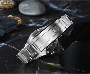 San Martin SN0129 39mm Diver Watch 20ATM Waterproof Enamel Dial Full Luminous Ar Sapphire Bezel NH35 Automatic - Tandorio Watches