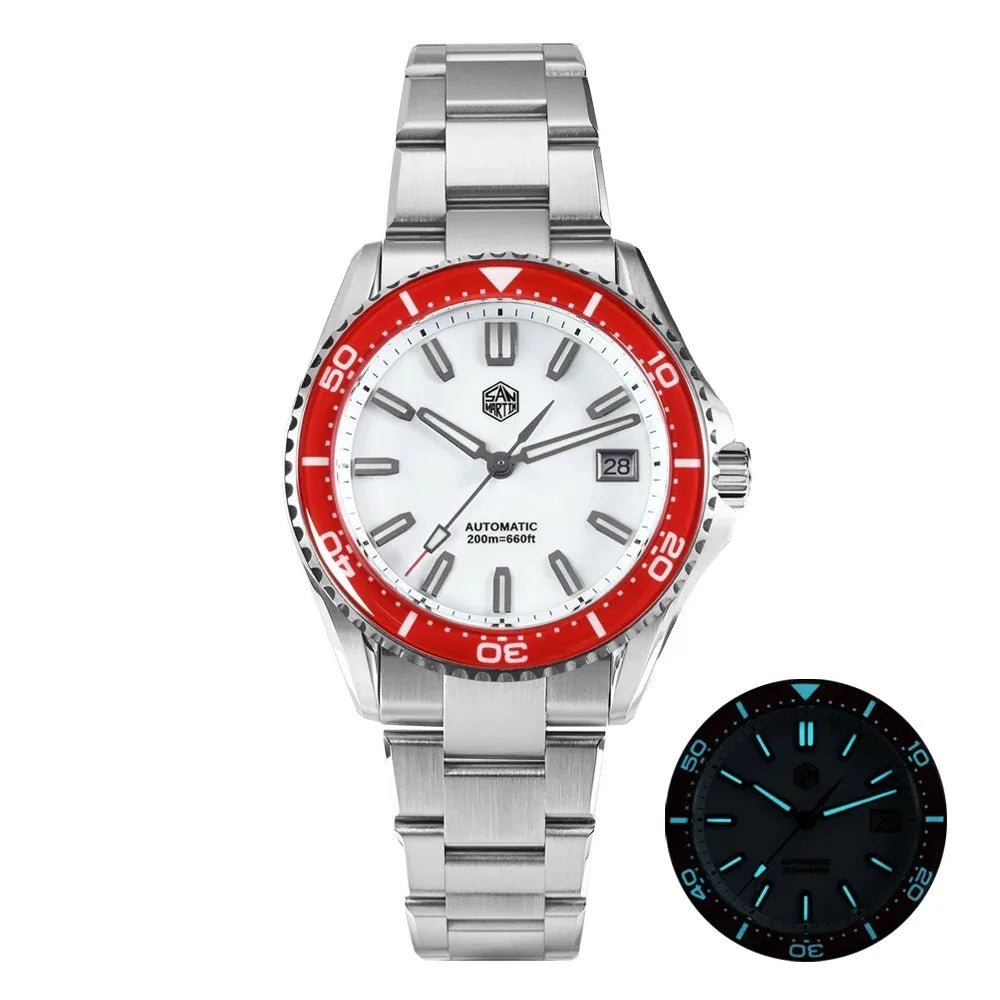 San Martin SN0129 39mm Diver Watch 20ATM Waterproof Enamel Dial