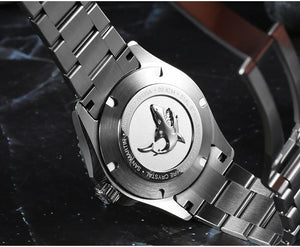 San Martin SN0129 39mm Diver Watch 20ATM Waterproof Enamel Dial Full Luminous Ar Sapphire Bezel NH35 Automatic - Tandorio Watches