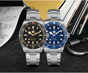 San Martin SN0138G New 37mm BB54 Vintage Diver Watch NH35 Automatic AR Sapphire C3 Luminous 20Bar - Tandorio Watches