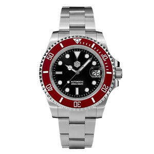 San Martin SUB Diver Sn0019G 41mm Water Ghost PT5000 SW200 Automatic AR Sapphire 20Bar BGW - 9 Luminous - Tandorio Watches