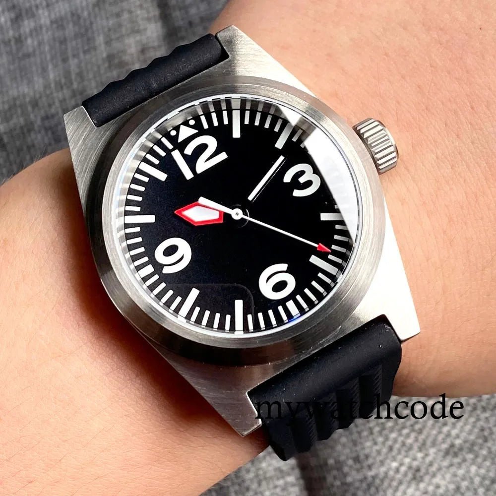 Tandorio 38mm Pilot watch Explorer TD114 NH35A PT5000 Automatic 200M A –  Tandorio Watches