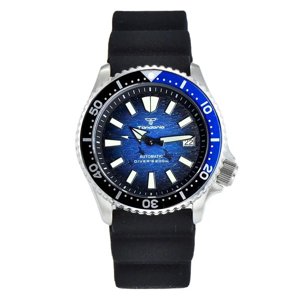 Tandorio 41mm NH35 Dive Automatic 200m Water Resistant Sapphire