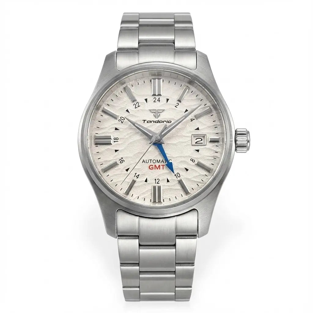 Pilot GMT Watch Tandorio TD119 Japan NH34 Movement 200M Waterproof