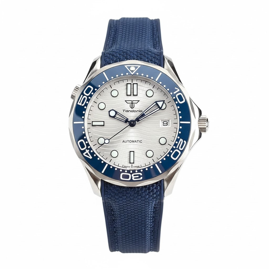 Tandorio seamaster 41mm NH35A PT5000 Diver Sapphire Ceramic5Bar TD221