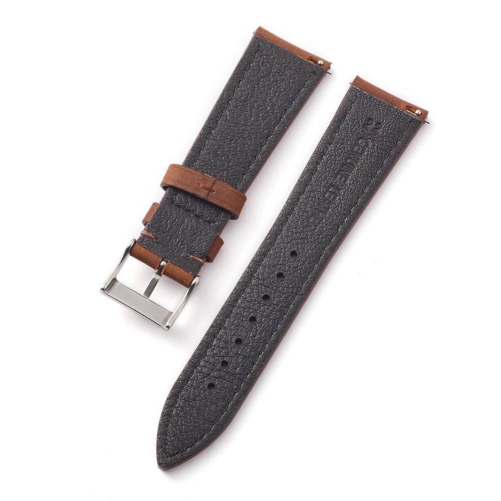 Vintage Leather Watch Strap, Watch Band Width 18mm 20mm 22mm