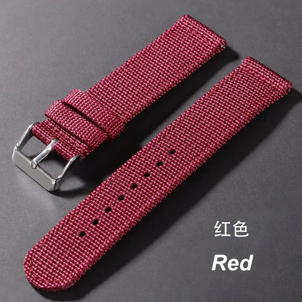 18/20/22/24mm Nylon Watch Band for Seiko Army Military Canvas Woven Nylon Strap Quick Release Wristband Men's Sport Watch Bands - Tandorio Watches