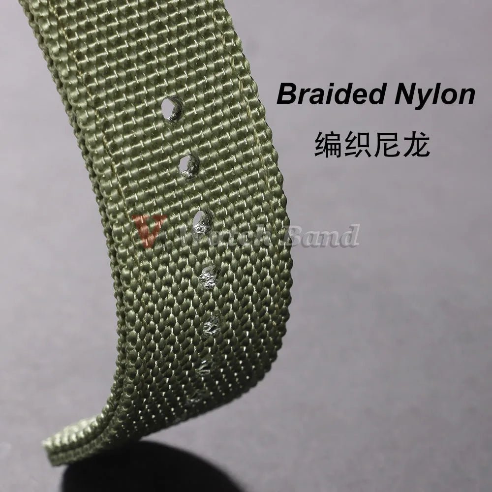 18/20/22/24mm Nylon Watch Band for Seiko Army Military Canvas Woven Nylon Strap Quick Release Wristband Men's Sport Watch Bands - Tandorio Watches