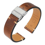High Quality Vintage Oil Wax Leather Watch Band 20mm 22mm