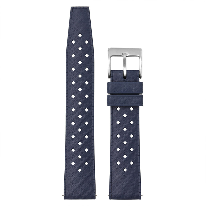 Hole air Fluoro Rubber FKM Watch Strap 20mm Ventilated watch band
