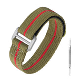 Magic Tape Soft Nylon Watchband Titanium Buckle 20mm 22mm