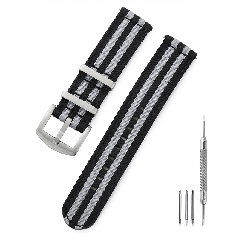 Quick Replacement Military Watch Nylon Strap 20mm