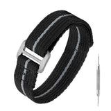 Magic Tape Soft Nylon Watchband Titanium Buckle 20mm 22mm