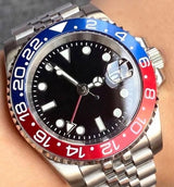 Tandorio 40mm NH34 GMT Awtomatikong Panoorin sterile Sapphire Crystal 20ATM TD014