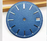 28.5mm文字盤 NH35文字盤 NH36 ゴールドウォッチ文字盤 ブルー文字盤 カラー文字盤 夜光文字盤 ロゴ NH35/NH36ムーブメントに適合
