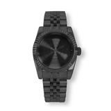 PVD Black Datejust Watch Case 36mm 39mm 316L Stainless Steel fluted Case Sapphire NH35/36/ETA2824 PT5000 Miyota 8215 8285 Day-Date Case