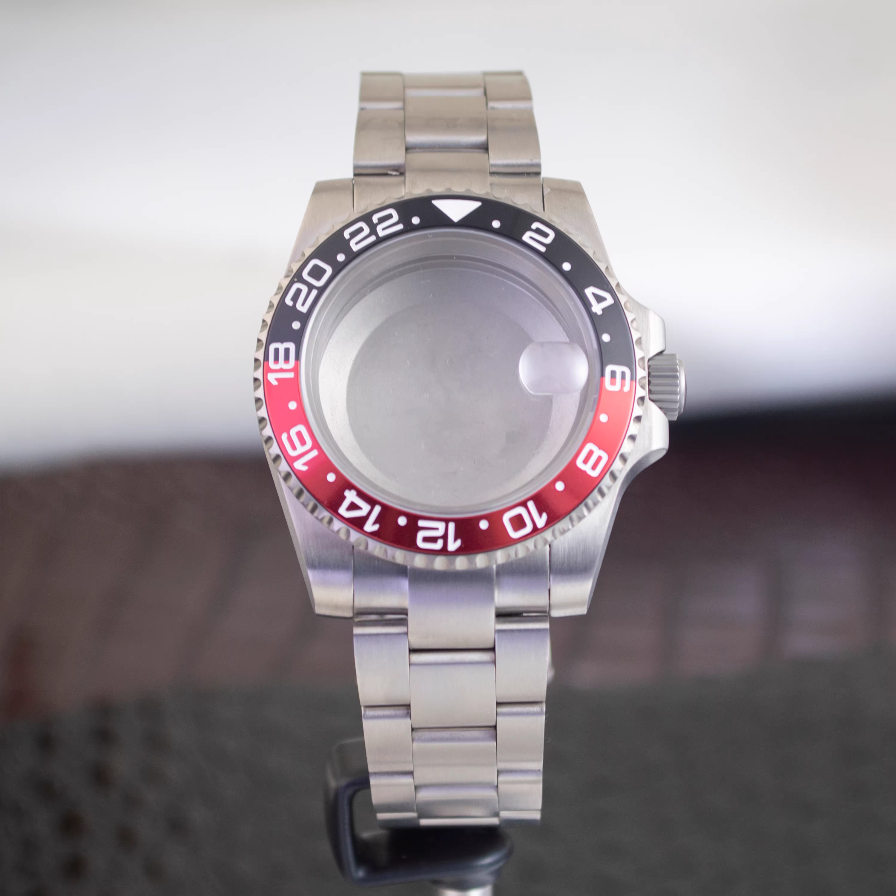 Titanium Watch Case Submariner Yacht master GMT 40mm Titanium Strap Modified Accessories Fit NH34 35 ETA2824 PT5000 Movement