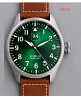 43mm pilot Japan NH35 Movt-custom dial,engraving