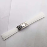 20mm Width Black/Blue/Green Silicone Rubber Strap Watchbands Black/Rose Gold Buckle Watch Spare Parts Accessories