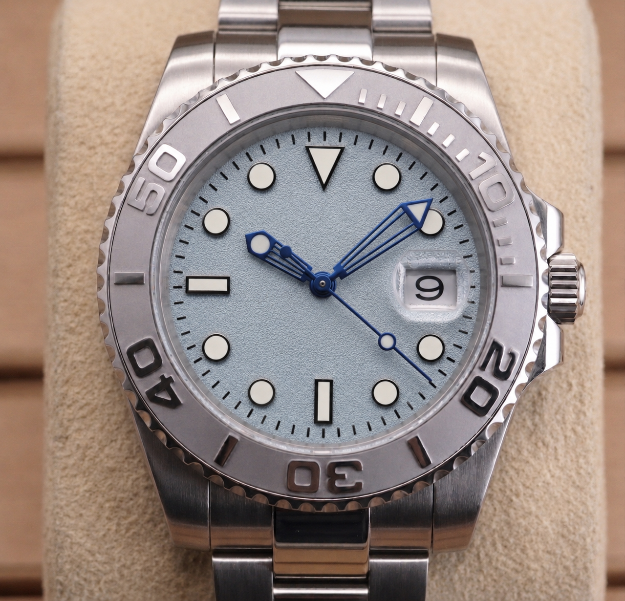 custom watch link with Japan movement or pt5000 Sapphire Water Resistance