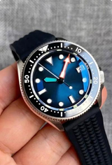 Stainless Steel / Titanium SKX013 Mod 37mm Tandorio TD248A 20ATM Diver Sapphire NH35 Automatic 3.8 Crown