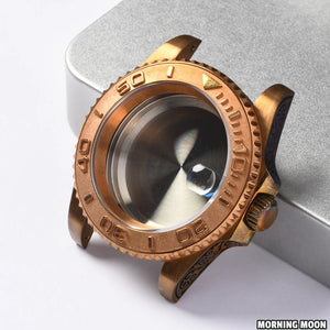 40mm High QUALITY Real Bronze Case Copper Water Ghost Case 28.5mm Dial Sapphire Mirror Suitable for NH35/36 Movement - Tandorio Watches