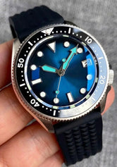 Stainless Steel / Titanium SKX013 Mod 37mm Tandorio TD248A 20ATM Diver Sapphire NH35 Automatic 3.8 Crown
