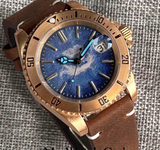 CuSn8 Solid Bronze Submariner Dive Watch Tandorio TD232K 20BAR Sapphire NH35A Automatic