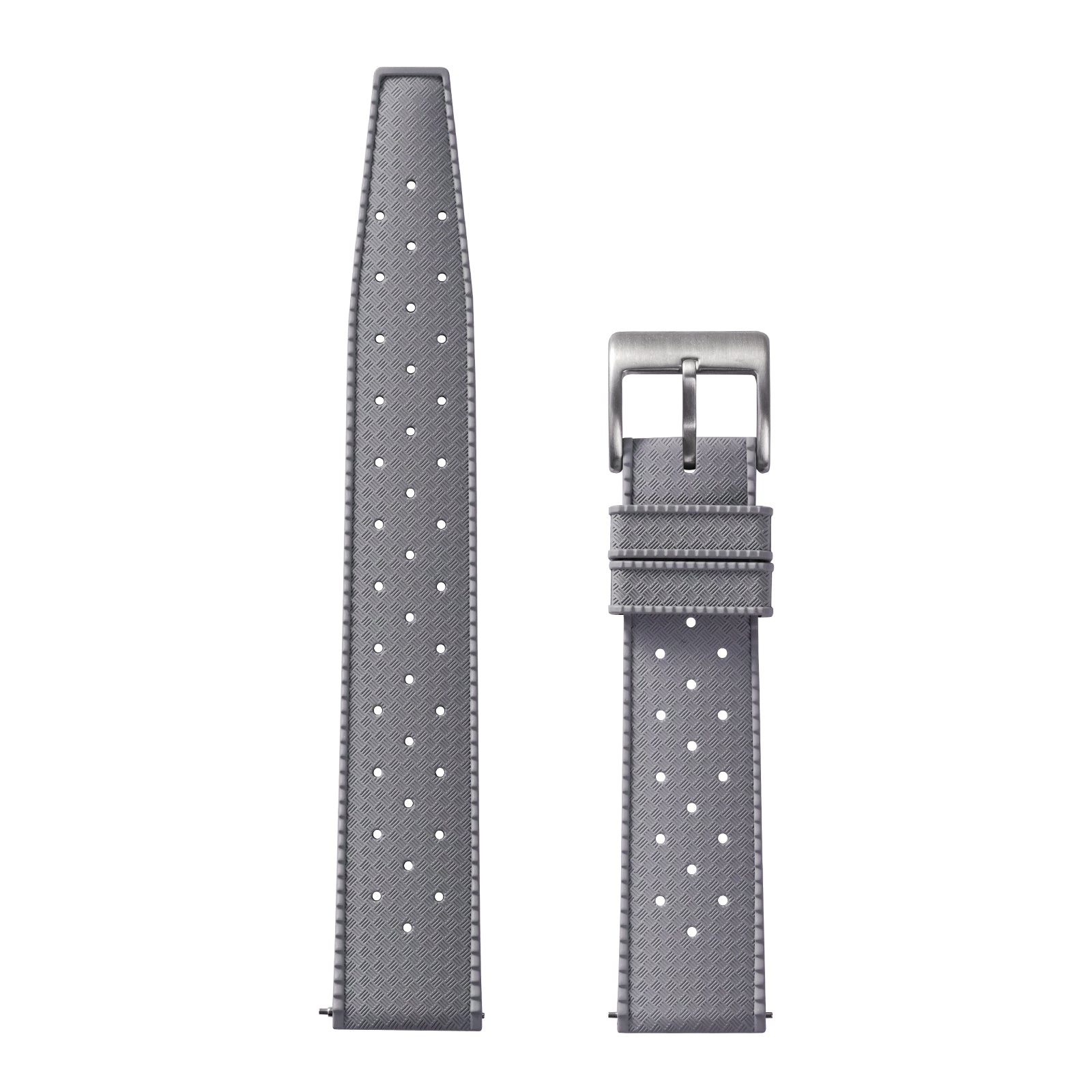 Hole air Fluoro Rubber FKM Watch Strap 20mm Ventilated watch band