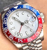 タンドリオ 40mm NH34 GMT 自動巻き腕時計 滅菌済み サファイアクリスタル 20ATM TD014 ペプシ