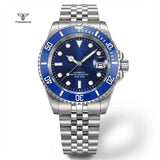 Miyota 8215 Submariner Mod Tandorio TD203M 40mm PT5000 Movt Sapphire Bubble Date