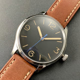 44mm VH31 Quartz Watch Italian Navy Mechanical Sweep Second Luminous 10ATM AR Sapphire California Dial