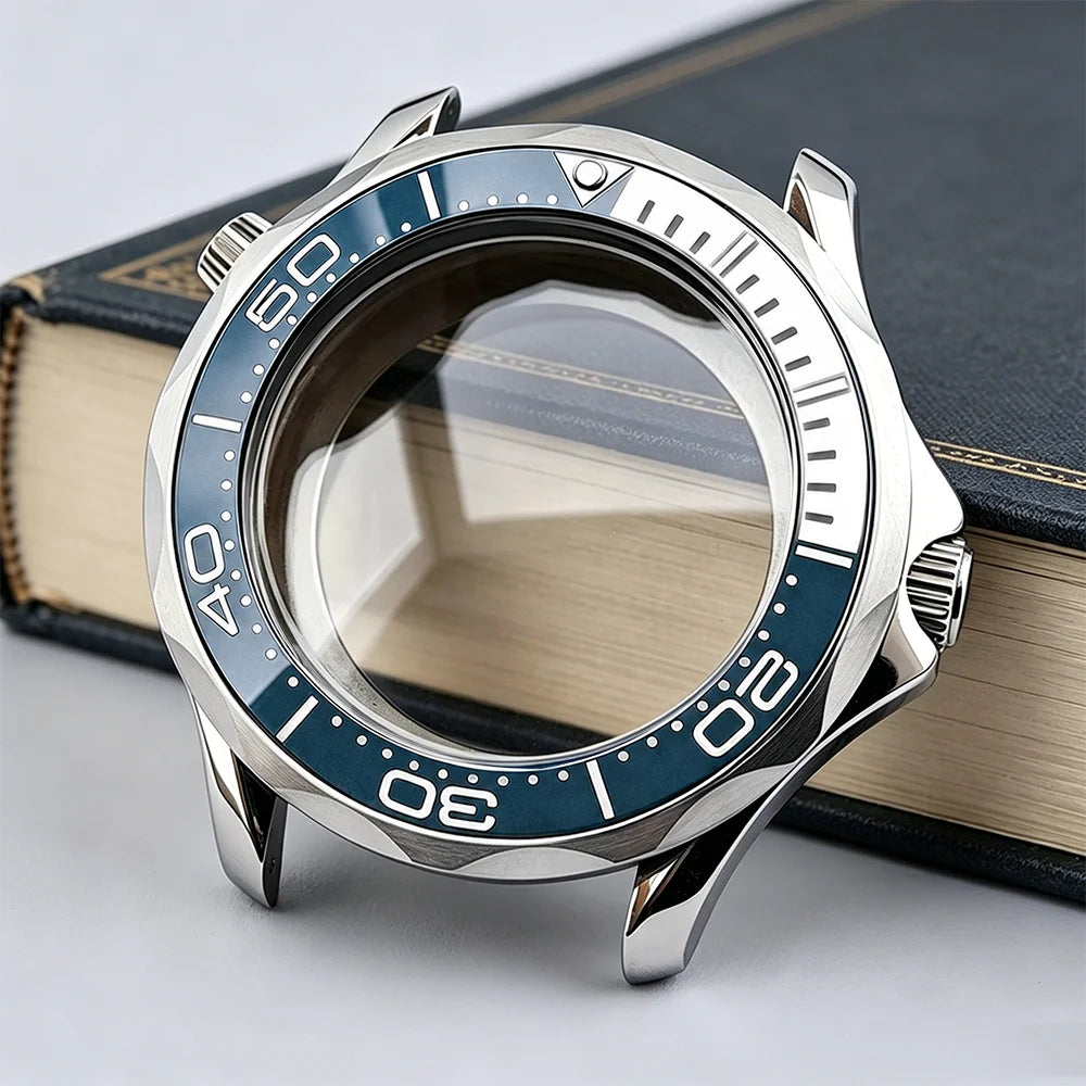 42mm NEW Seamaster Case with 31.5mm Dial 38mm bezel insert Fits NH35 movement Sapphire Stainless steel 10bar