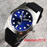 Unimatic U2 Watch Tandorio TD108W 38mm AR Sapphire Glass 200M Waterproof NH35 Waffle Rubber Strap