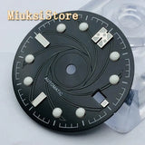 31mm blue/green/black/gray sterile dial for ETA 2836/2824,Mingzhu DG2813/3804,Sea gull1612,Miyota 82 series movement