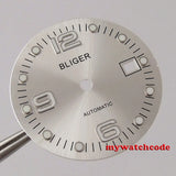 31.5 mm  grey/white/blue/green/black watch dial date window fit for ETA 2824 2836,Miyota 8215 automatic movement men watch